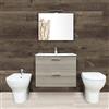 Composizione Bagno Completa Mobile Mia Sospeso 80 Cm Sanitari Filomuro Zentrum E Rubinetteria Solid Vitra Cordoba