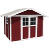Grosfillex Casetta da giardino in pvc grosfillex deco 7 rosso e bianco 370x298x250 cm - cod. 23007242