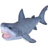 Wild Republic Living Ocean Grande Squalo Bianco, Regalo Educativo, Regalo Per Bambini, Imbottitura Realizzata Partendo Da Bottiglie Riciclate, 50 cm