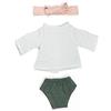 Miniland Dolls: set per bambini Dolls da 32 cm. Modello Girl Forest.