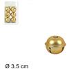 Due Esse Christmas Campanellini 3,5 cm 6 pz. oro in box
