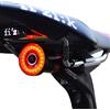 nkomax Luce Posteriore Smart Bike Ultra Bright, Luce accendisigari Ricaricabile per Moto, IPX6 Luci LED per Bicicletta Impermeabile per Qualsiasi Bici da Strada (Black)