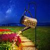 FOMYHEARD Lanterna Solare Giardino, FOMYHEARD Lanterne Solari da Esterno Metallo IP65 Impermeabili LED Luce Retro per Esterni Patio Giardino Balcone Festa Decorazione Terrazza (con supporto) fiore