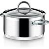 Tescoma 779220 Vision Casseruola con Coperchio, Acciaio Inossidabile, Argento, 20 cm, 3 l