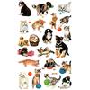 Avery Zweckform 53198 Adesivi per bambini, confezione da 63 pezzi In carta Hunde + Katzen