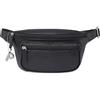 Picard Marsupio unisex da donna, in pelle bovina, piccolo, medio, con chiusura lampo, per tutti i giorni, uscite, viaggio, Nero, taglia unica, Marsupio