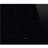 SMEG Piano Cottura a Induzione, Estetica Universale, 60 cm, 4 Zone Cottura, Vetroceramica Nero - SE364TD