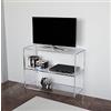 Petrozzi Mobile TV Ponte 80 in Plexiglass Trasparente - RUOTE: Senza Ruote