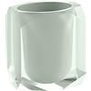 Gedy Portaspazzolino in Resina, Verde, 7x9x10,5