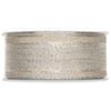Nastro in Lino Animato con Righe Lurex colore Argento cm 2,5