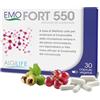 ALGILIFE Emofort 550 Integratore con Diosmina, Esperidina, Vite Rossa e Ippocastano. Integratore Gambe Gonfie e Pesanti, Favorisce il Microcircolo rafforza i Capillari Gambe combatte le Emorroidi (30 Capsule)