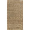 HAMID - Tappeto Giralda di Juta 100% Fibra di Iuta Naturale, Tappeti di Iuta Tappeto Morbido e Alta Resistenza, Tessuto a Mano, Soggiorno, Sala da Pranzo, Camera da Letto Tappet, Naturale (110x60cm)