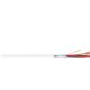 KTS28 Cavo allarme schermato 2x0,50 + 8x0,22 guaina in PVC bianco, mt 100