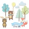 Thinlits Woodland Baby Set