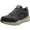 Skechers Equalizzatore 4.0 Trail Kandala, Scarpe da ginnastica Uomo, Rivestimento Arancione Sintetico In Rete Di Pelle Blu Navy, 41 EU
