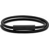 MVMT Braccialetto da uomo Collezione LEATHER WRAP Nero - 28200029