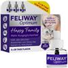 FELIWAY® Optimum - Confezione risparmio per 3 mesi di equilibrio e relax per gatti, 3 flaconi di ricarica da 48 ml