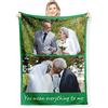 DZWSZ Coperta Personalizzata con Foto Collage, Coperta Estiva, Regali Personalizzati Per Natale, Compleanni, Anniversario Per Mamma Amica Fidanzata Nonna, si Adatta al Divano,Alla Camera Da Letto