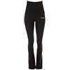 WINSHAPE Damen Functional Boot Cut Leggings BCL102, Schwarz, Slim Style, Fitness Freizeit Sport Yoga Workout, Taglio a Barca. Donna, Nero, M