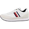 Tommy Hilfiger Sneakers da Runner Uomo Core Eva Runner Scarpe Sportive, Bianco (White), 40 EU