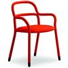 MIDJ sedia con braccioli PIPPI - S1950PT-M1-TB
