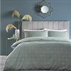 furn. Set copripiumino matrimoniale Bee Deco Eau de Nil