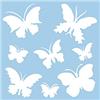 Rayher Mascherina, Farfalle, 30X30 Cm, Busta 1 Pezzo, 3847500