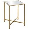 HAKU Möbel tavolino da caffè, metallo, oro, L 39 x P 39 x A 53 cm