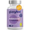 Gloryfeel Melatonina 0,5mg + L-Triptofano 250 mg Complex, 240 Capsule, Scorta di 4 Mesi, Integratore Sonno, per Dormire, Testato in Laboratorio, 100% Vegan