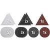 Einhell kwb by Einhell 49491065 Gitter-Schleifpapier Set Ø 225 mm 15-tlg. Accessori per smerigliatrice per cartongesso
