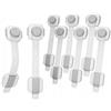 G-MOTIONS cpe-123, Protezione per presa elettrica, bianco, confezione da 8