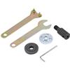 Akozon Mandrino Adattatore, Accoppiatore Albero Motore M10-5/8 / 10 / 12mm Manicotto Attacco Lama per Angle Grinder, con Dado Chiave e Cut Off Ruote a Disco Tools ecc. (5mm)
