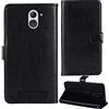 Dingshengk Nero Custodia in Pelle Flip Caso Protettiva Cover Skin Wallet per BRONDI Amico Smartphone XS 5