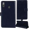 Dingshengk Blu Scuro Custodia in Pelle Flip Caso Protettiva Cover Skin Wallet per BRONDI Amico Smartphone XL Nero 6