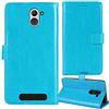 Dingshengk Blu Custodia in Pelle Flip Caso Protettiva Cover Skin Wallet per BRONDI Amico Smartphone XS 5