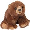 Wild Republic Cuddlekins Mini Orso Bruno, Peluche di Animali, 20 cm, Peluche per Neonati, Peluche per Regalo di Compleanno Imbottitura Realizzata Partendo da Bottiglie Riciclate