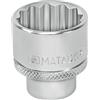 MATADOR Schraubwerkzeuge MATADOR, Inserto per chiave a bussola, dodecagonale 12,5 (1/2) 36 mm, 4075 1360