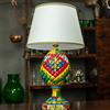 CERAMICHE CALTAGIRONE Lume Pigna Ceramica Siciliana Caltagirone Multicolor 60 cm