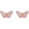 Olivia Burton Orecchini a perno da donna Collezione 3D BUTTERFLY Oro rosa - OBJMBE13