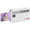 KODAK Mini 2 Retro 4PASS Stampante Fotografica Portatile (5.3x8.6cm) + 8 Fogli, Bianco