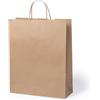 Buste di carta personalizzati Shopper take away personalizzabili in carta naturale Nauska personalizzate o neutre