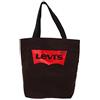 Levi's Women's Batwing Tote, Senza chiusura, Tela, Donna, Nero (Regular Black), 30x14x39 centimeters (W x H x L)