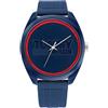 Tommy Hilfiger Jeans Orologio Analogico al Quarzo da Uomo Con Cinturino In Nylon Blu Navy - 1792041