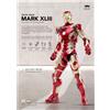 Marvel action figure Marvel IRON MAN Mark XLIII MK43 75% metallo luci LED Comicave