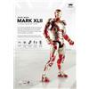 Marvel action figure Marvel IRON MAN Mark XLII MK42 75% metallo luci LED Comicave