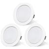 URing 3 x Faretti Led da Incasso a Soffitto 12V, Faretti da Soffitto LED integrati 3,5W 300LM 3000K Bianco calda, dimmerabili Faretti da Incasso luci ultrasottili per Camper Caravan armadi cucina