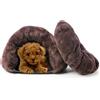 PETCUTE Letto per Cani lettini per gatti calda cuccia per gatti divano per gatto Cuccia per Cane grotta di gatto