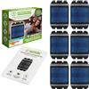 ISOTRONIC Repellente Solare Animali Selvatici LED Blu (6 Pezzi), Dissuasore per Procioni Cervi Volpi Cinghiali, Raggio d'azione 40m², Deterrente Efficace Esterno e Giardino Senza Veleni
