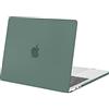 MOSISO Custodia Compatibile con MacBook Pro 13 pollici 2026 2025 2024-2016 M2 M1 A2338 A2289 A2251 A2159 A1989 A1706 A1708 con/senza Touch Bar, Case per MacBook Pro 13,3, Mezzanotte Verde