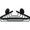 Kleine Wolke Cesto Triangolare Rocco Accessori Parete Colore Nero Materiale: Alluminio
